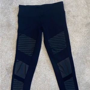 Moto Leggings - Black, size S